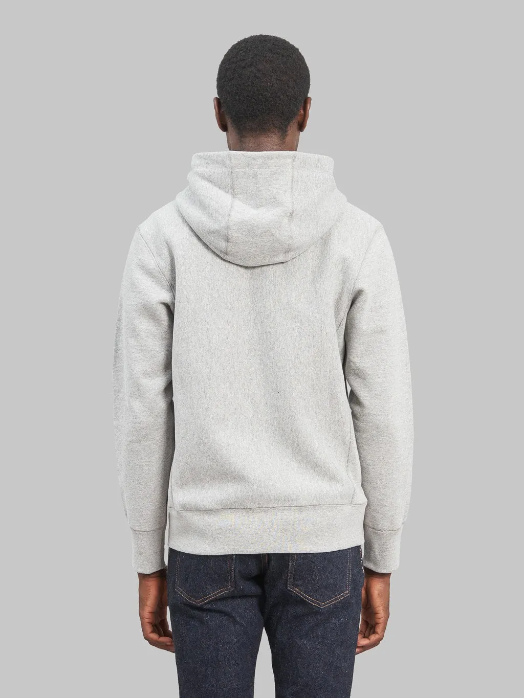 3sixteen Heavyweight Zip Hoody Grey