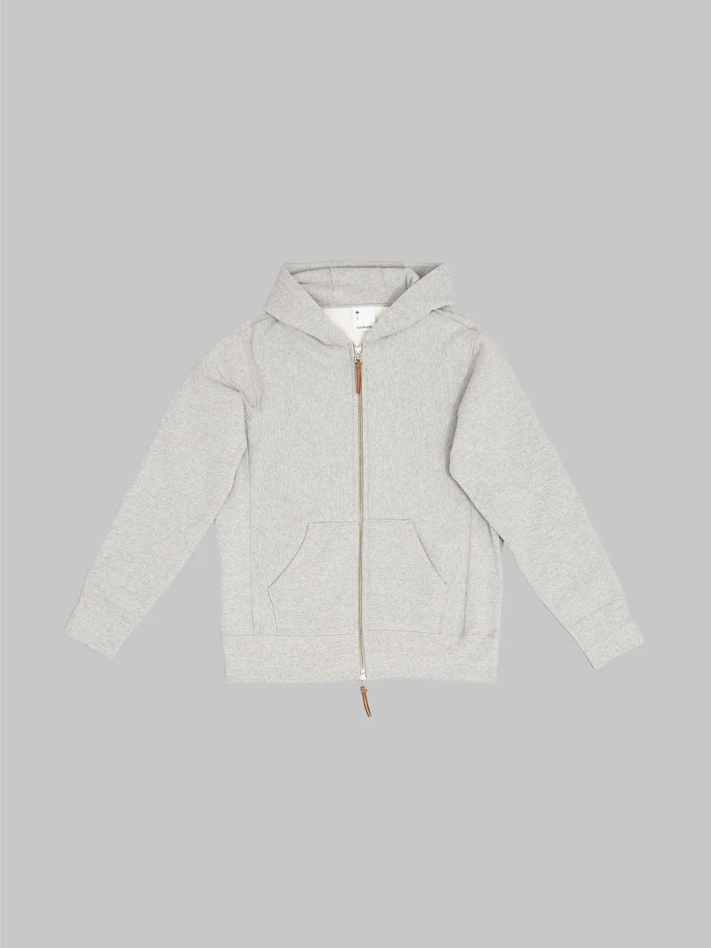 3sixteen Heavyweight Zip Hoody Grey