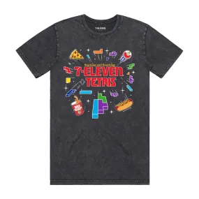 7-ELEVEn®   TETRIS® Snacking & Stacking Washed Tee