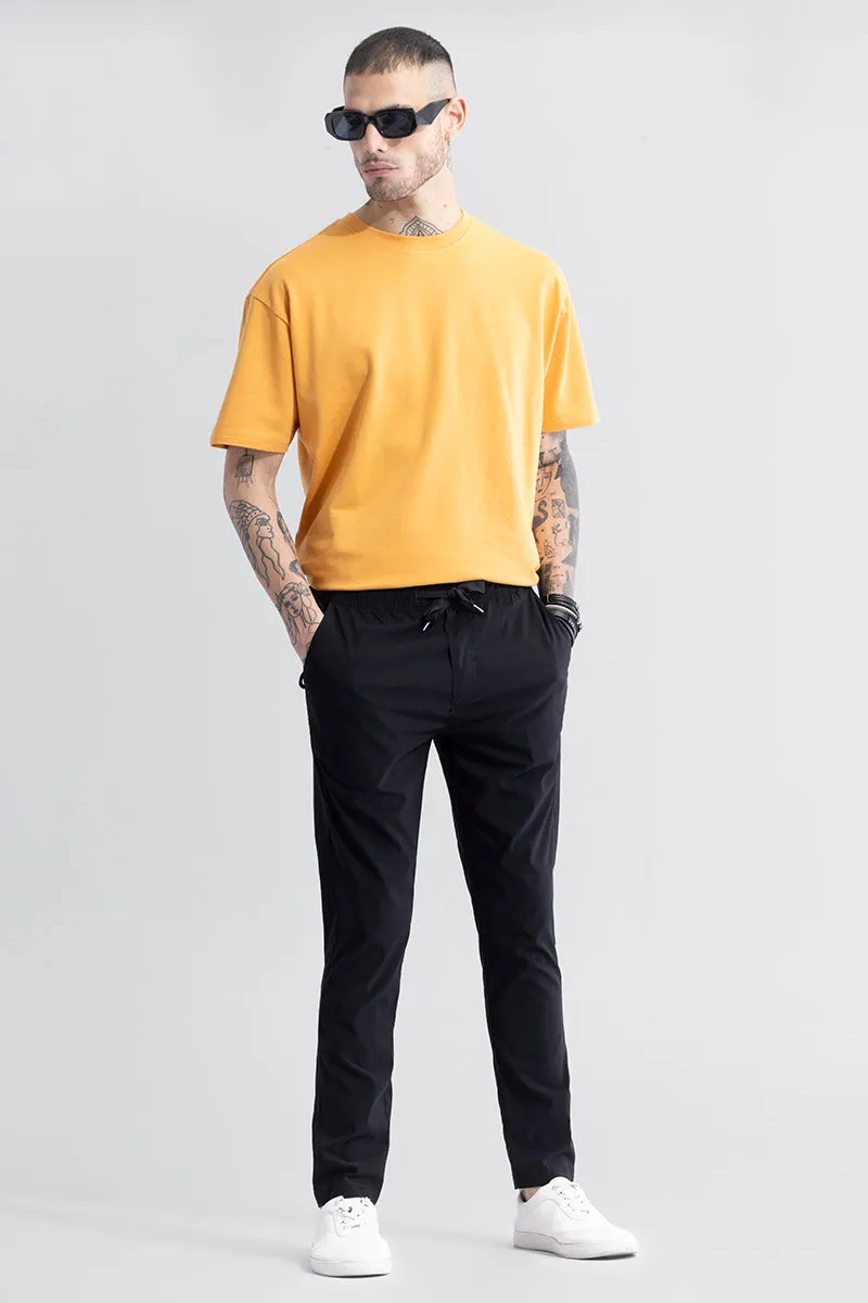 Active Flex Black Chino