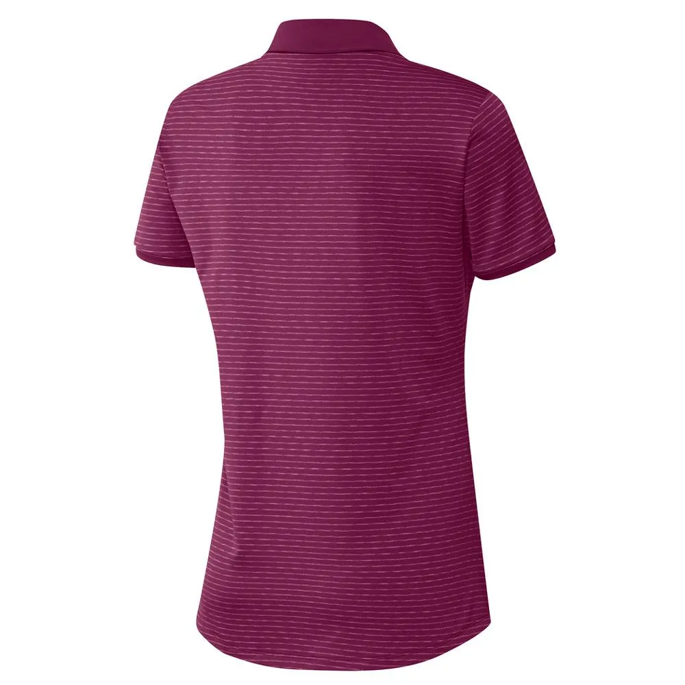 adidas Ladies Ultimate365 Space Dye Striped Polo