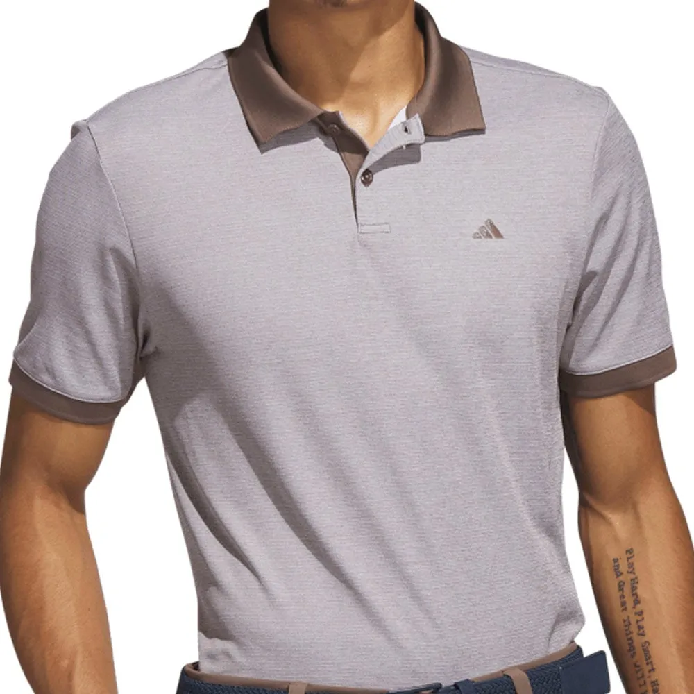 adidas No Show Polo Shirt - Earth Strata