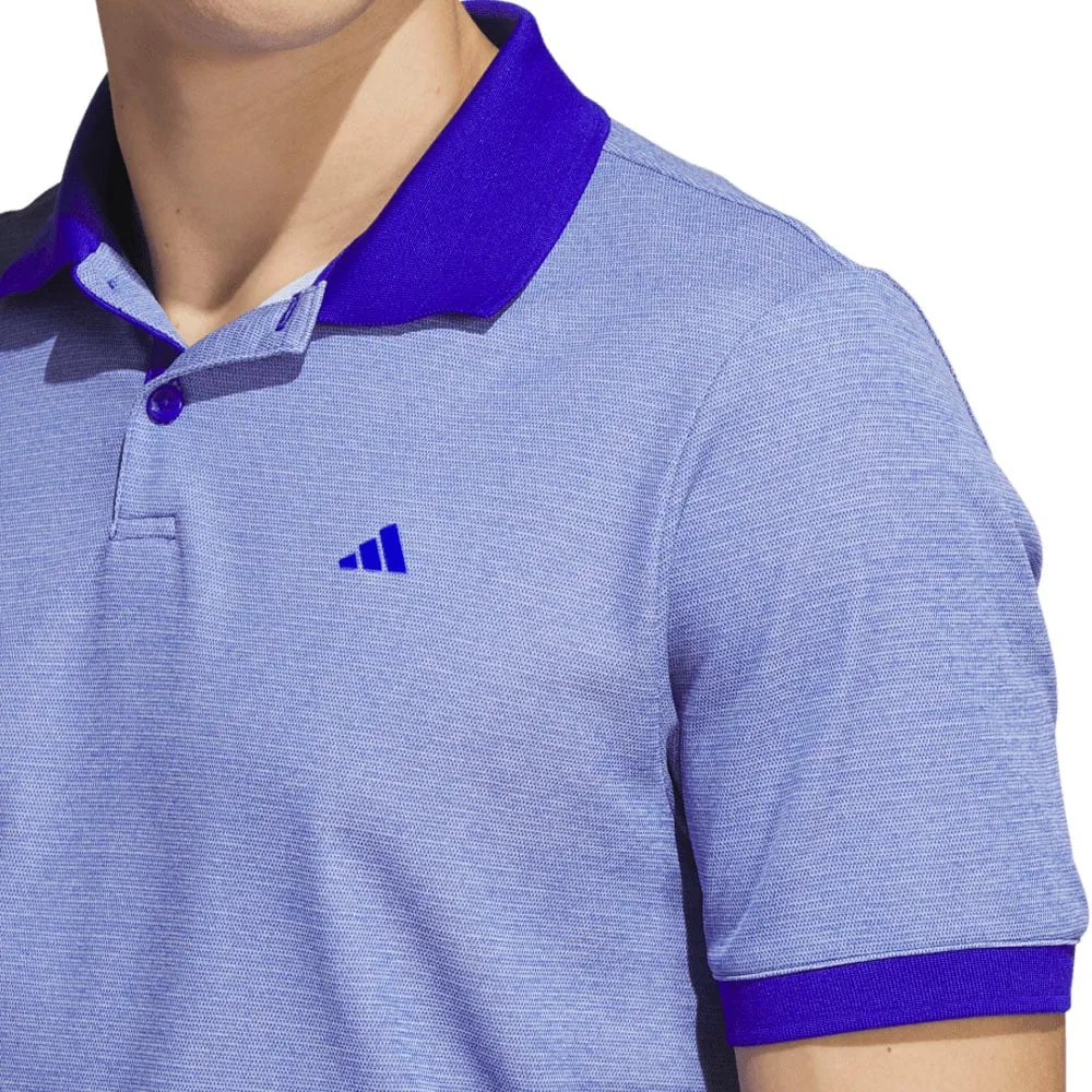 adidas No Show Polo Shirt - Lucid Blue