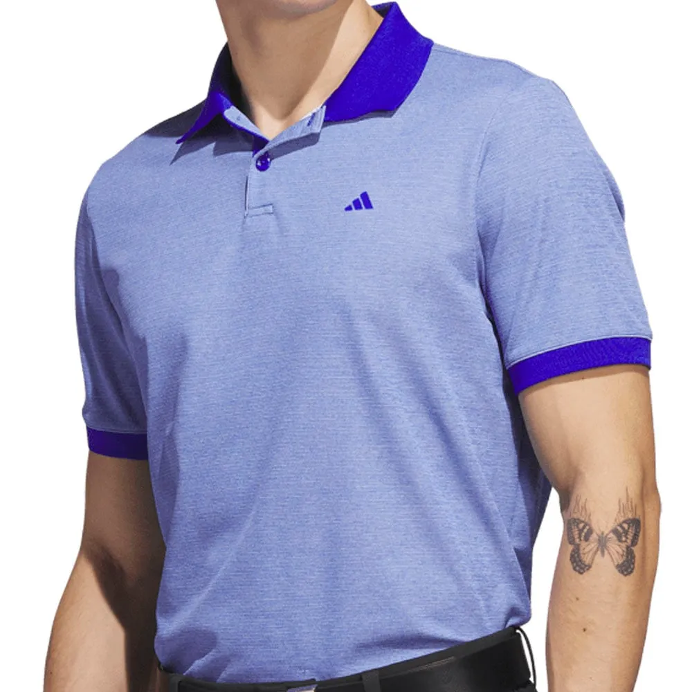 adidas No Show Polo Shirt - Lucid Blue