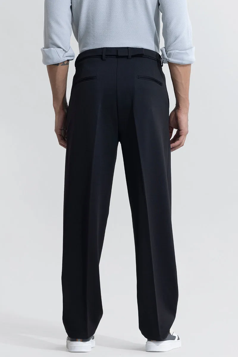 AdjustEase Black Trouser