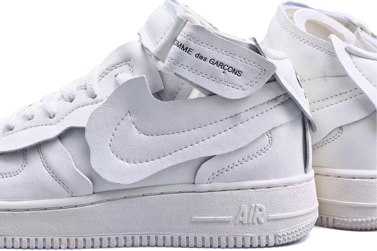 AIR FORCE 1 MID " COMME DES GARCONS " *WHITE*