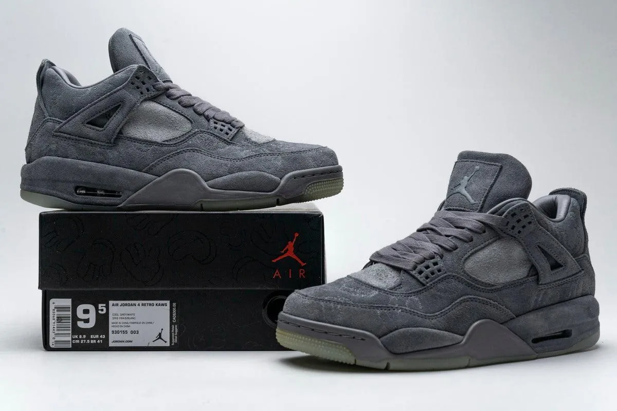 AIR JORDAN 4 RETRO " KAWS GREY "