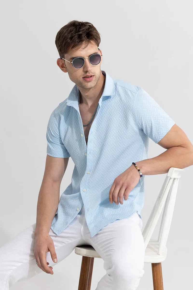 Airy Allure Blue Shirt