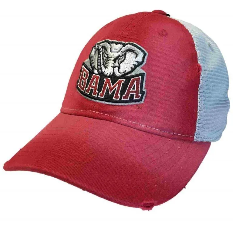 Alabama Crimson Tide Nike YOUTH Red Vintage Mesh Flexfit Slouch Hat Cap