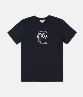 A.P.C. x Brain Dead Spooky T-Shirt - Dark Navy