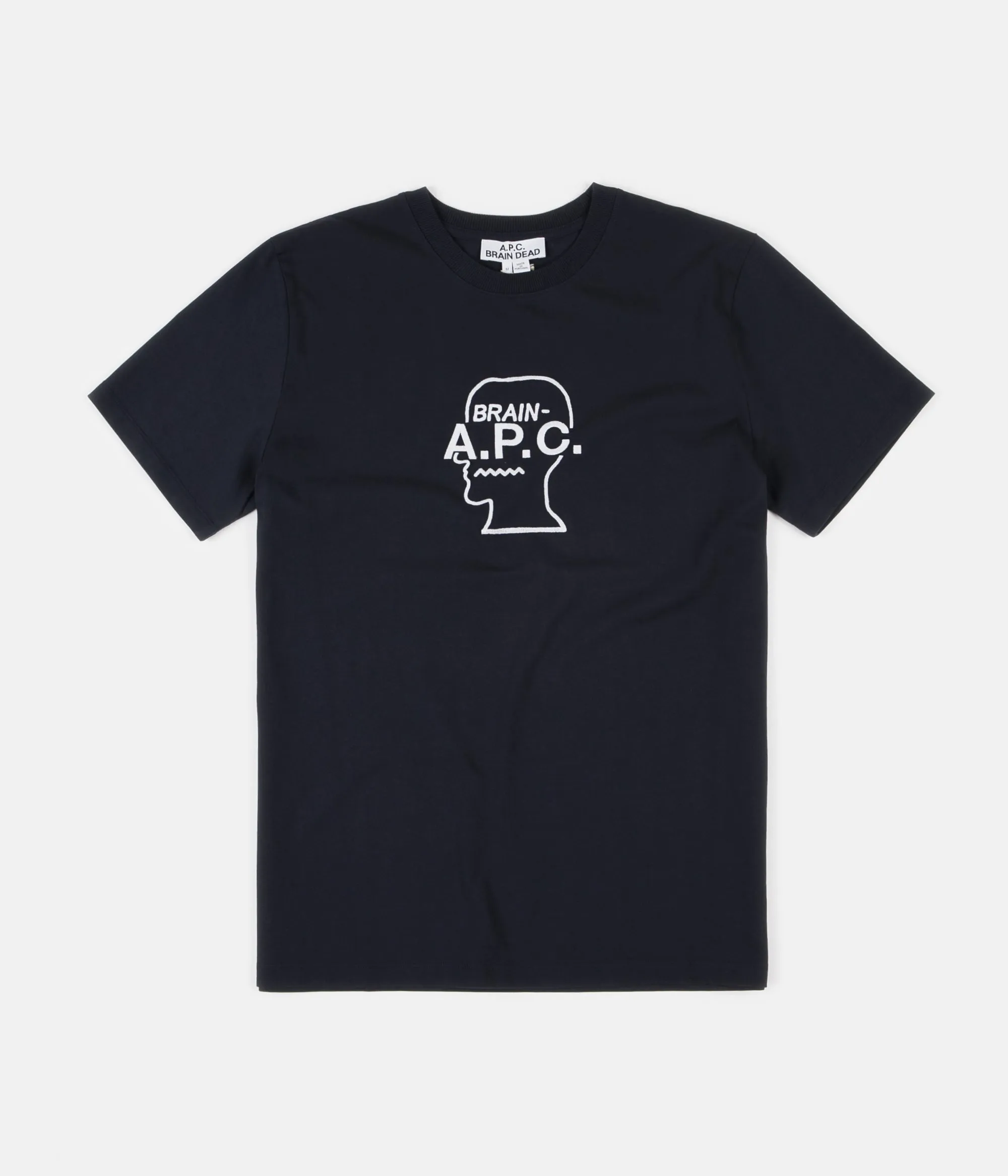 A.P.C. x Brain Dead Spooky T-Shirt - Dark Navy