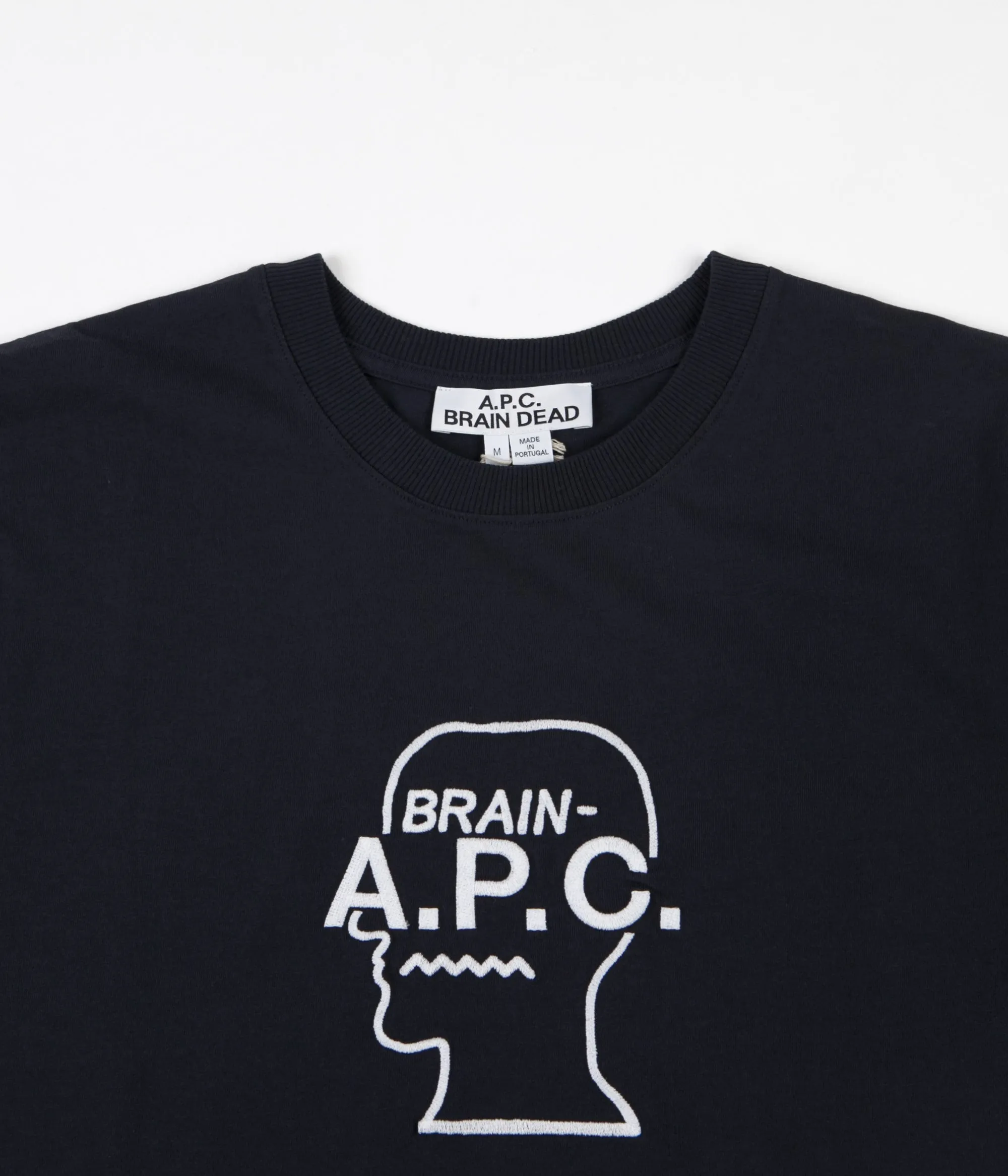 A.P.C. x Brain Dead Spooky T-Shirt - Dark Navy