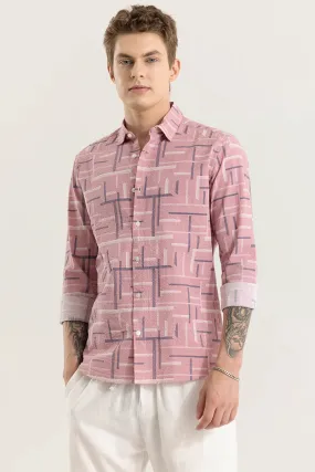 Azuregrid Abstract Pink Shirt