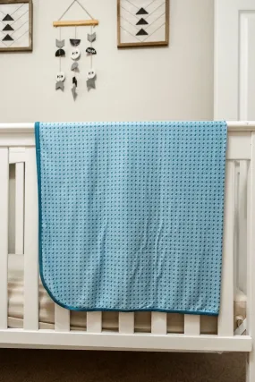 Baby Swaddle - Texas - Light Blue