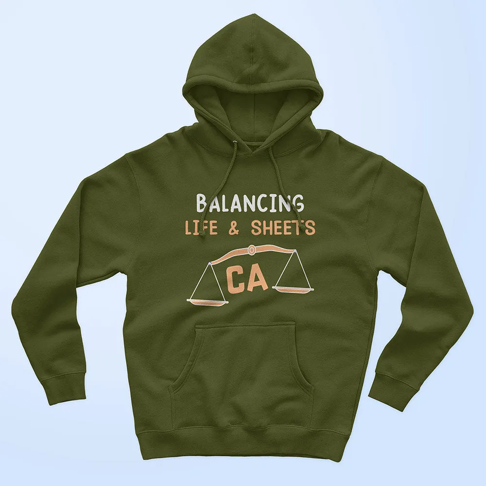 Balancing Life & Sheets Unisex Hoodie