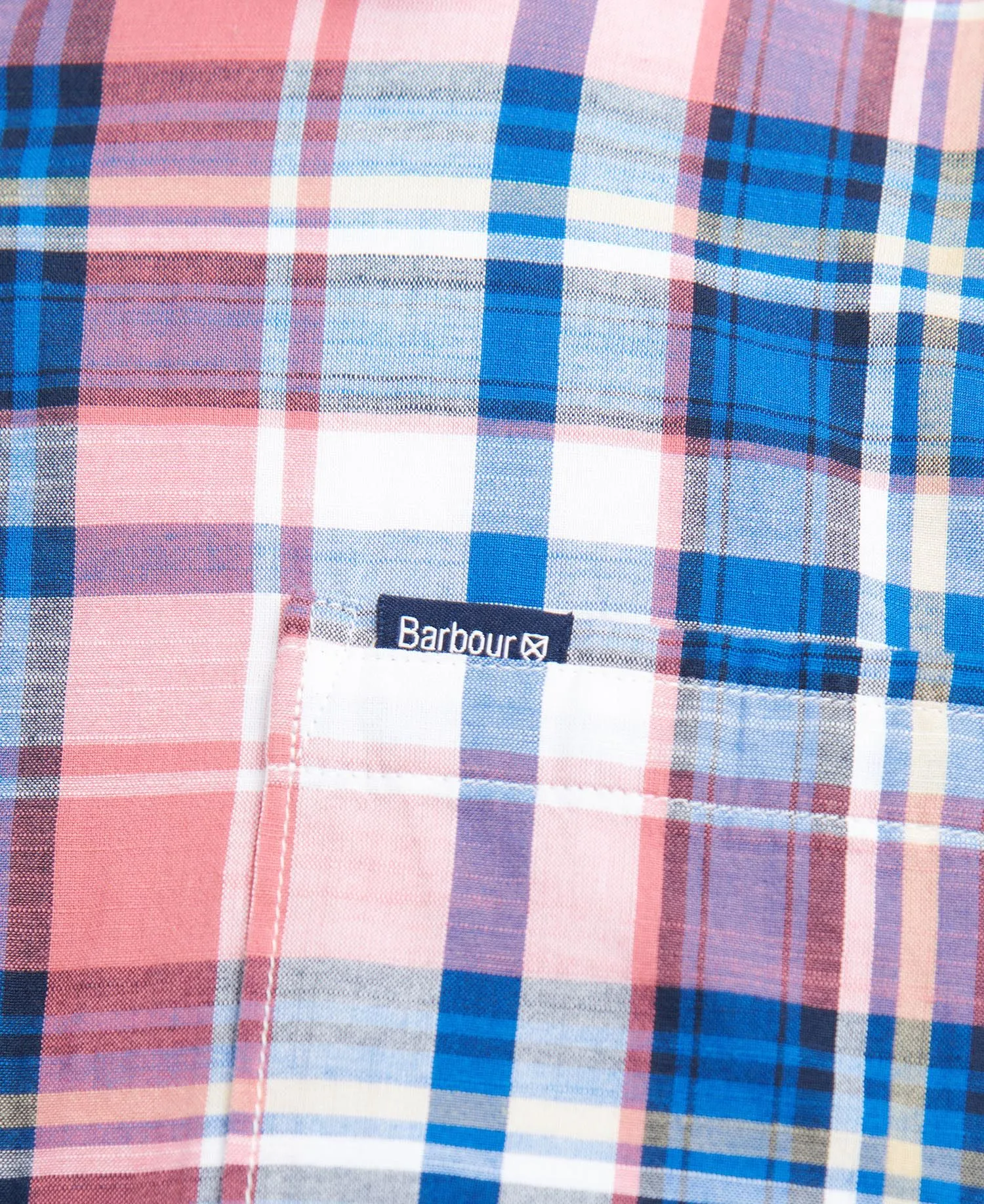 Barbour Mens Bruno Madras Check Shirt - Short Sleeved