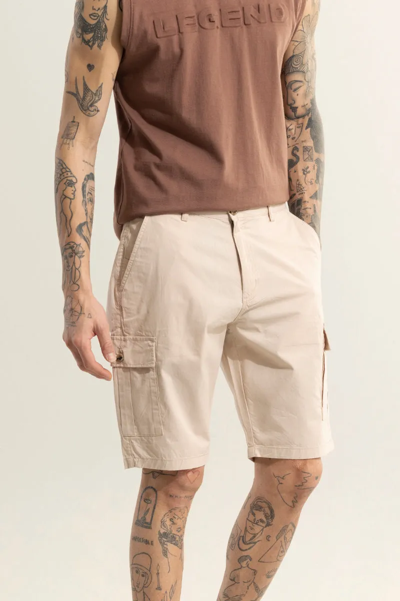 Basic Breeze Cream Shorts