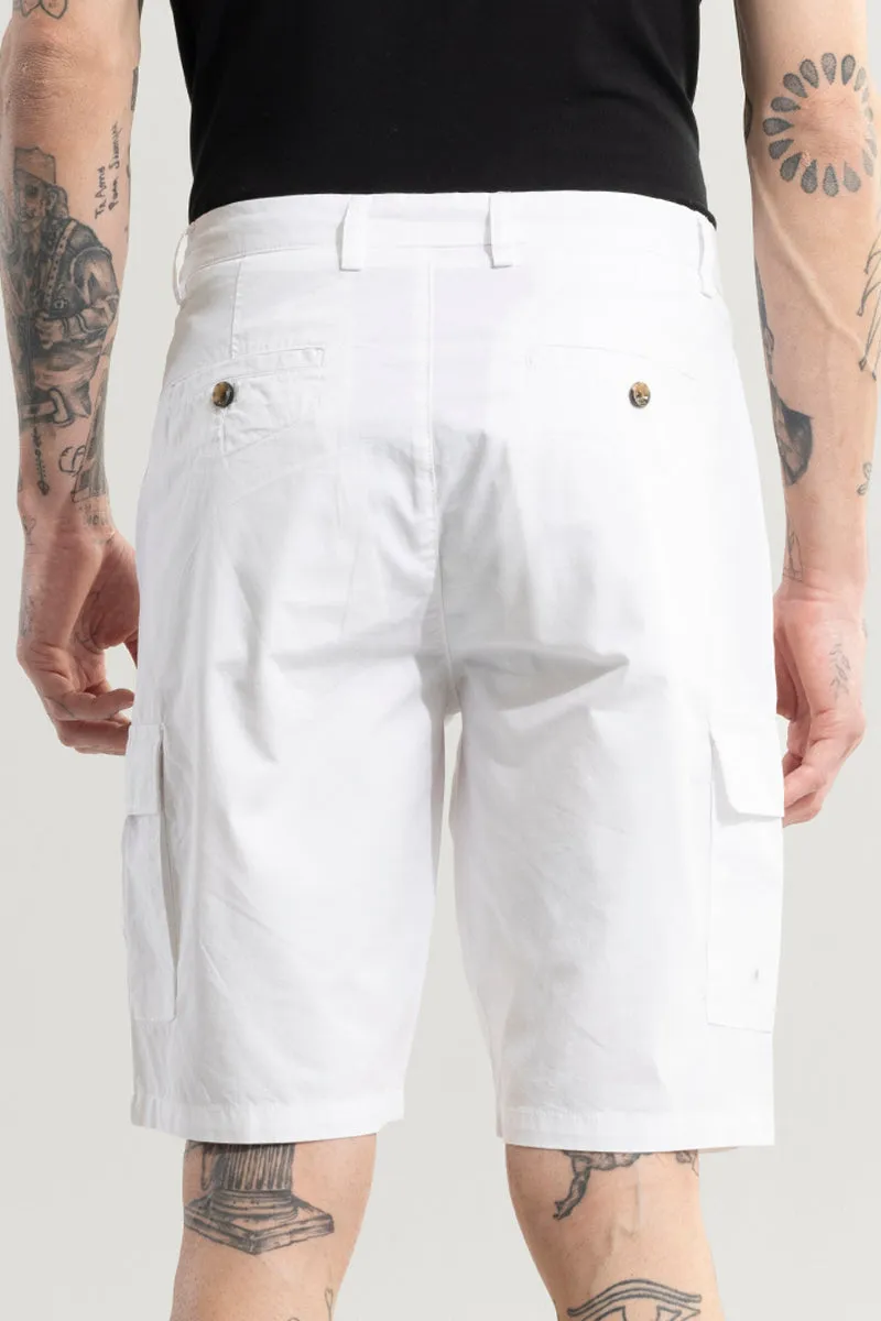 Basic Breeze White Shorts