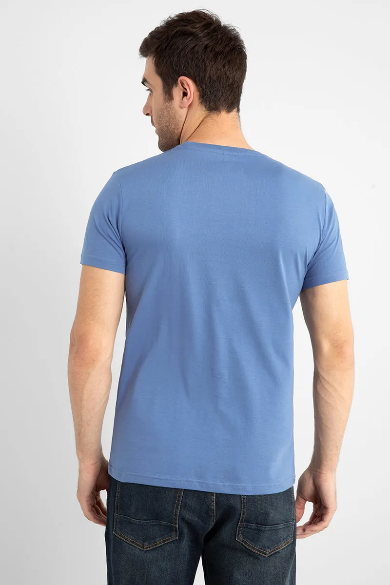 Basic Teal Blue Supima Cotton T-Shirt