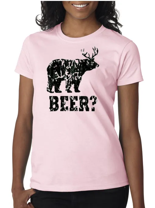 Bear   Deer = Beer T-shirt