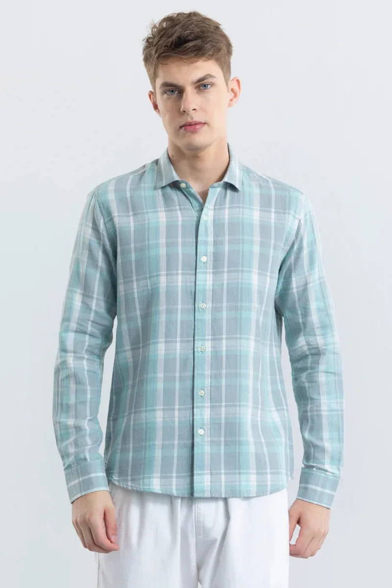 Beatice Light Blue Checks Shirt