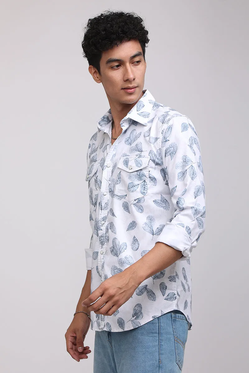 Beech Aegean Blue Melange Shirt