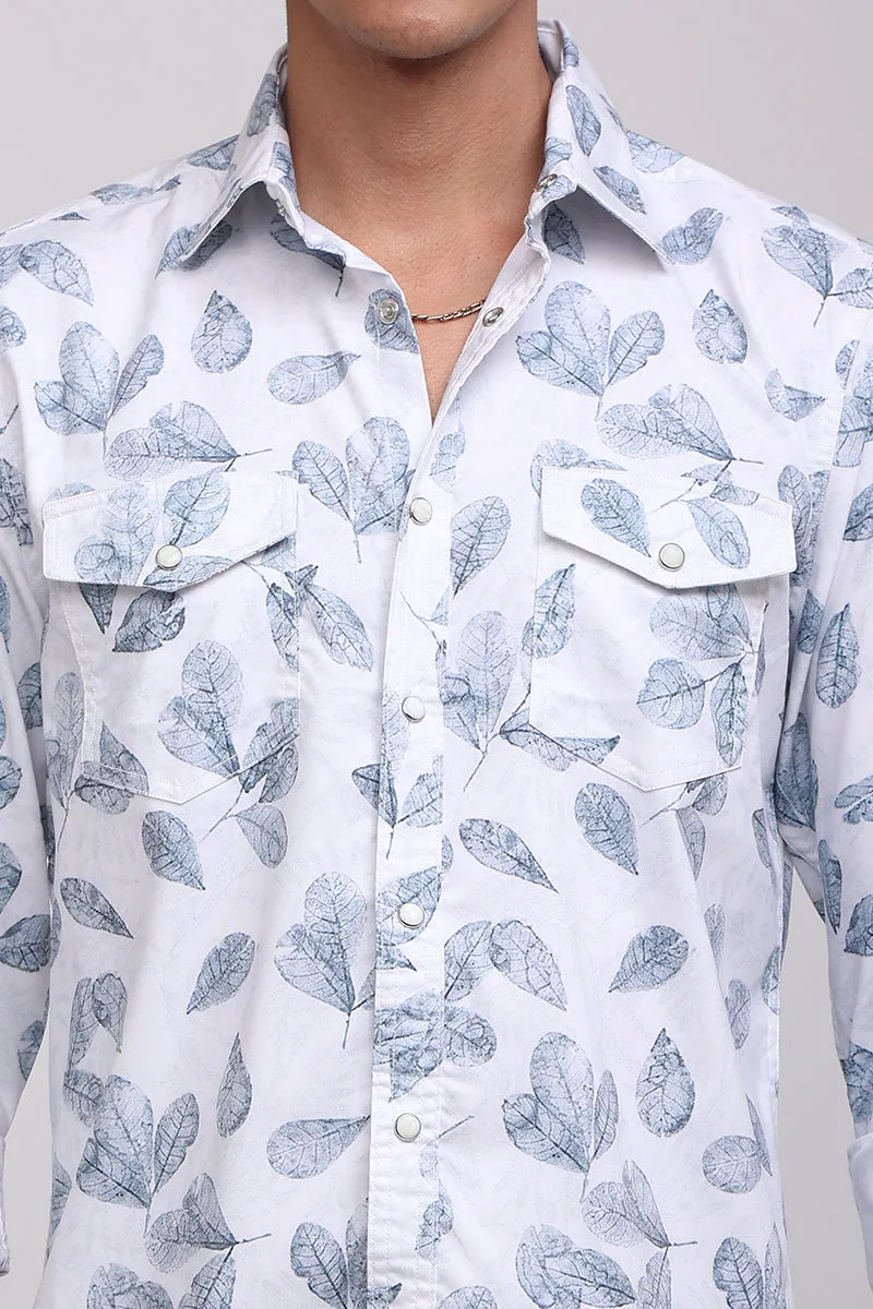 Beech Aegean Blue Melange Shirt