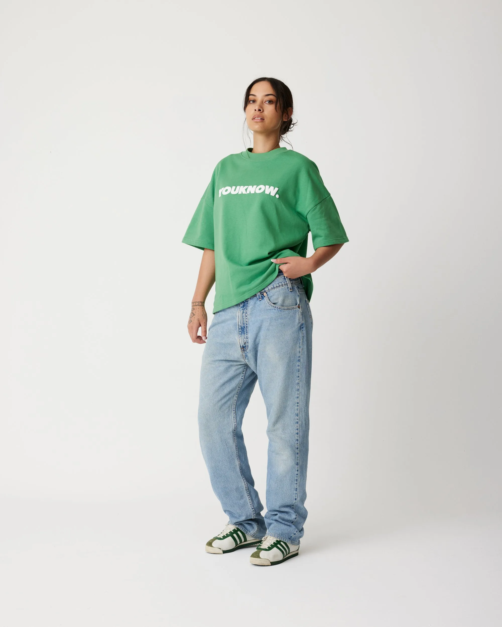 BLOCK TEE | GREEN