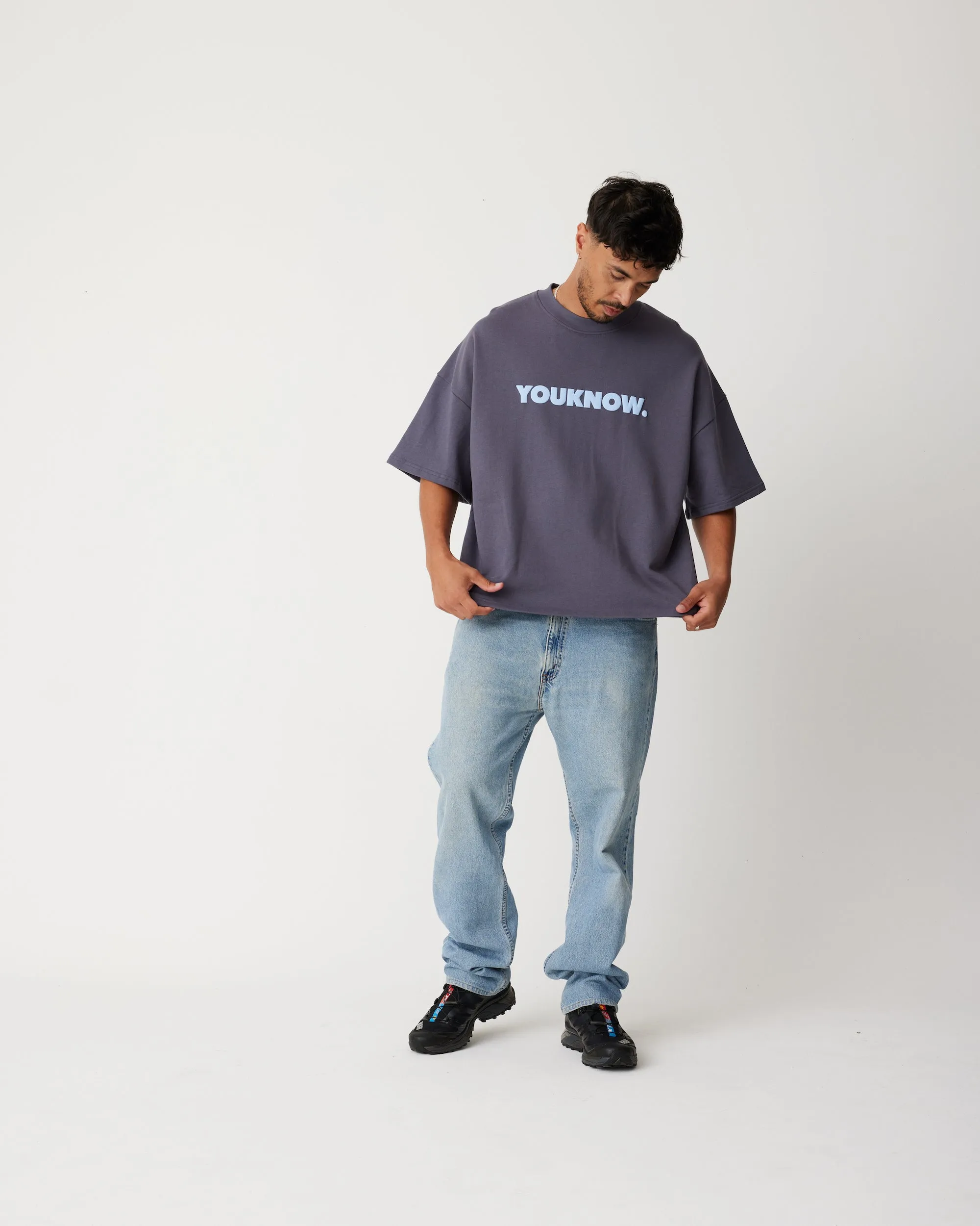 BLOCK TEE | SLATE