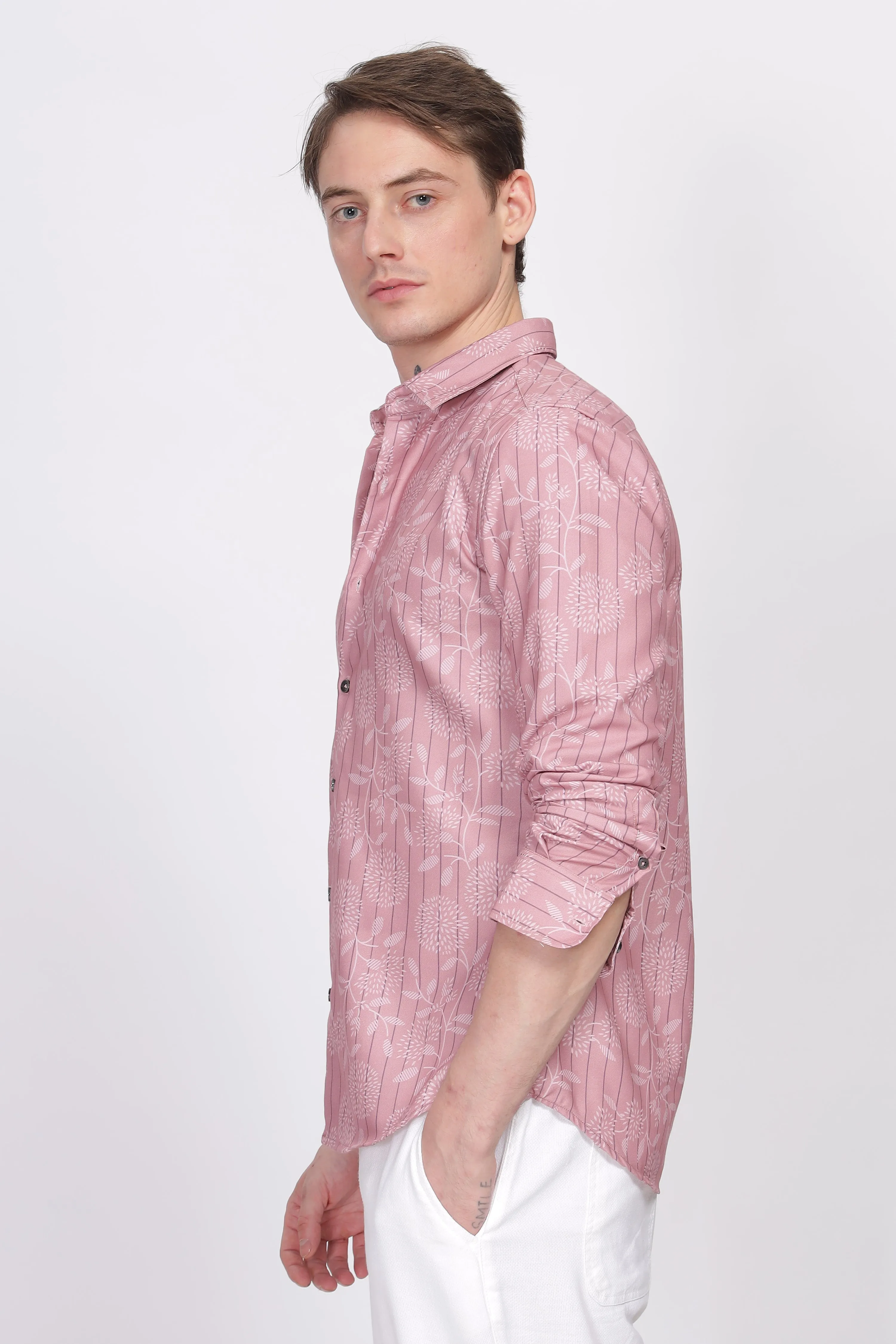 Bloom Pink Printed Shirt