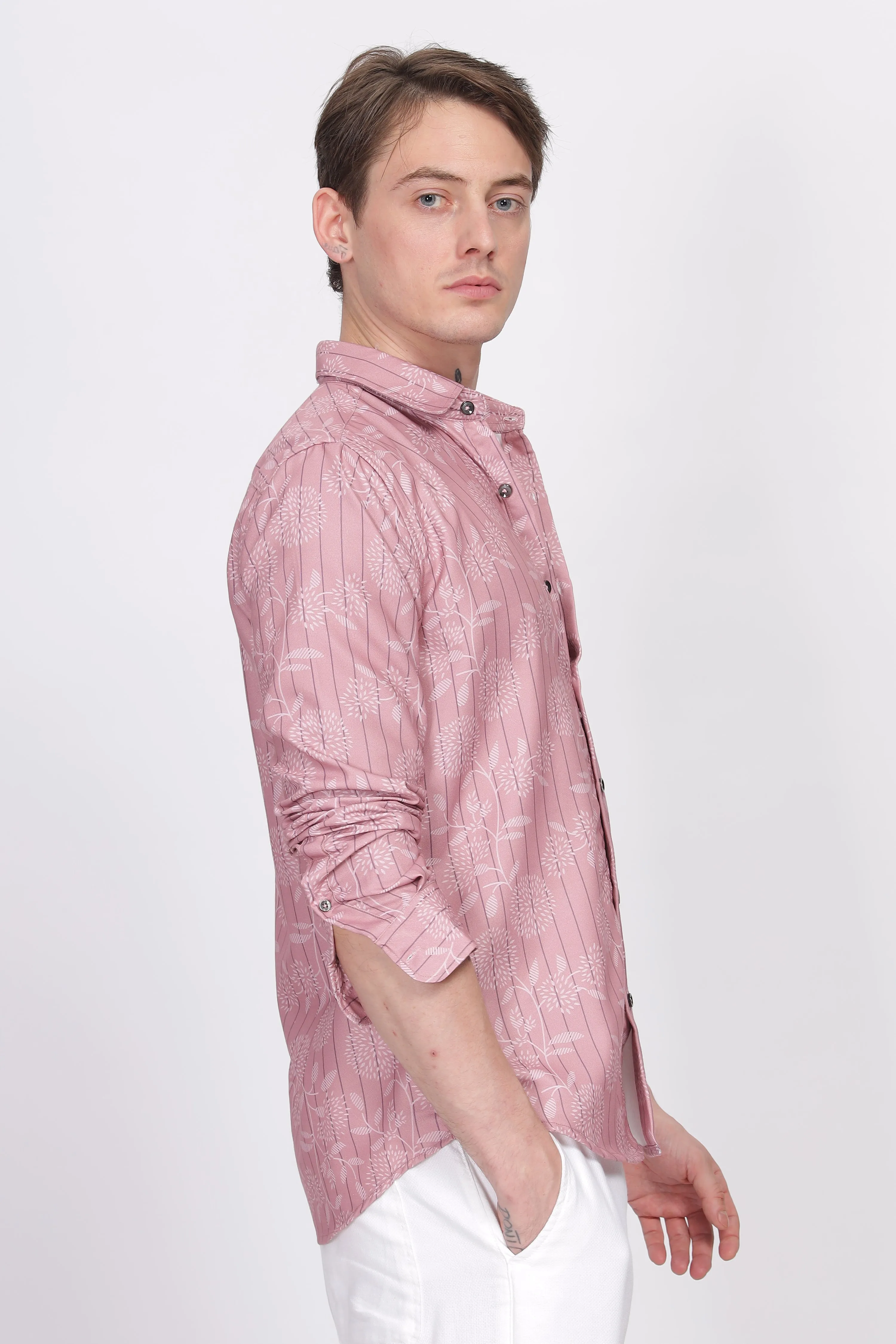 Bloom Pink Printed Shirt