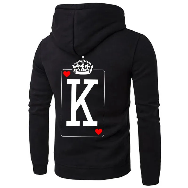 Boyfriend Girlfriend Casual QUEEN KING Pullover Hoodies