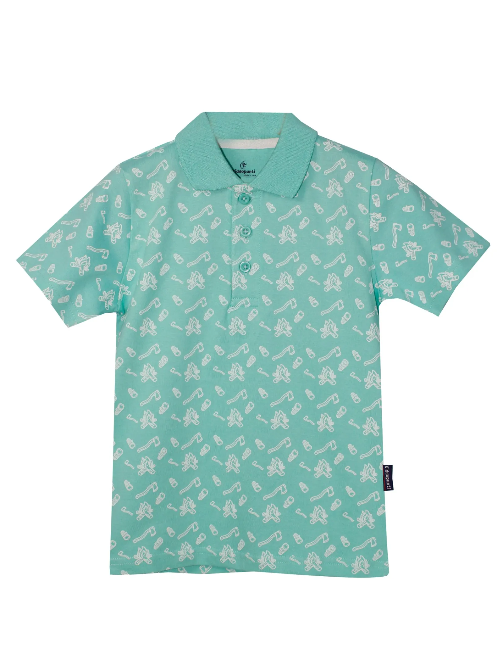 Boys AOP Polo Tee