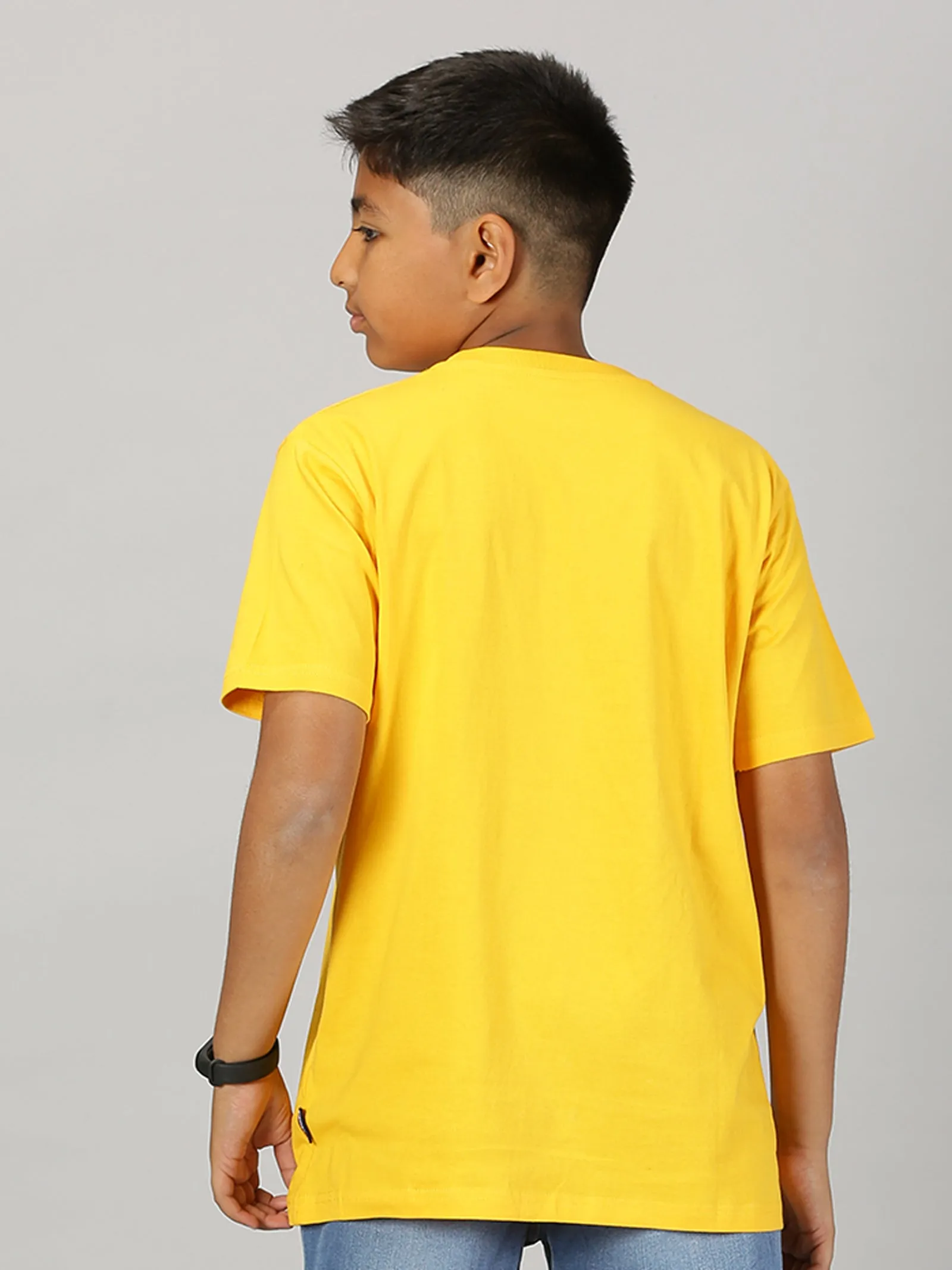 Boys Printed Round Neck Tee