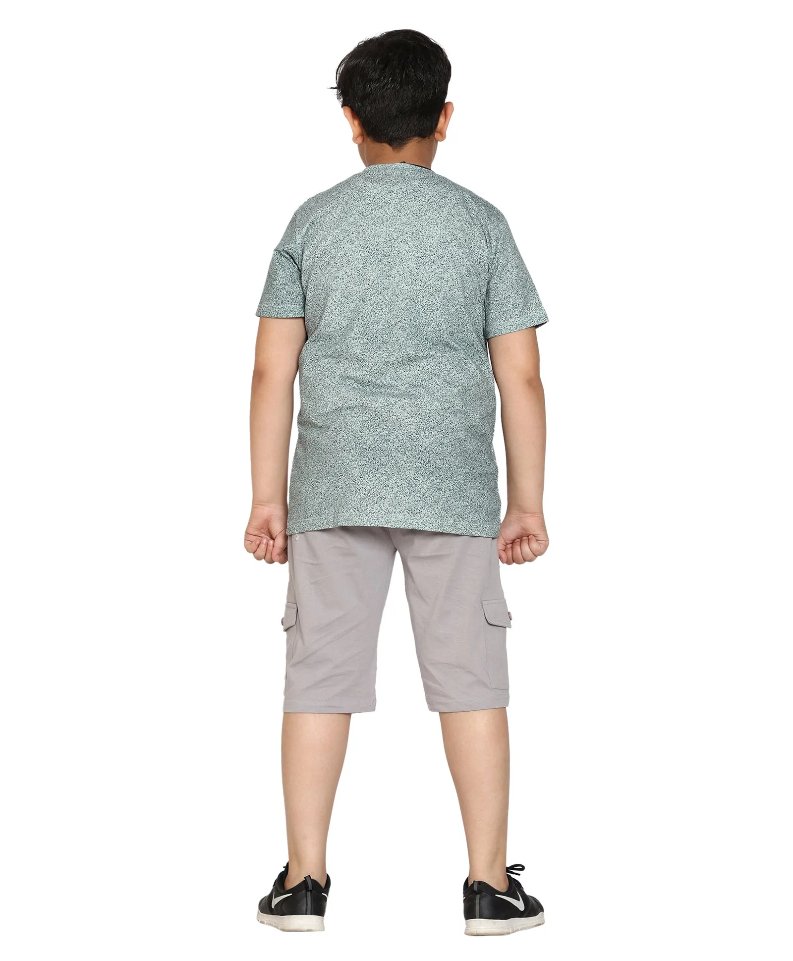 Boys Round Neck Half Sleeve Tee