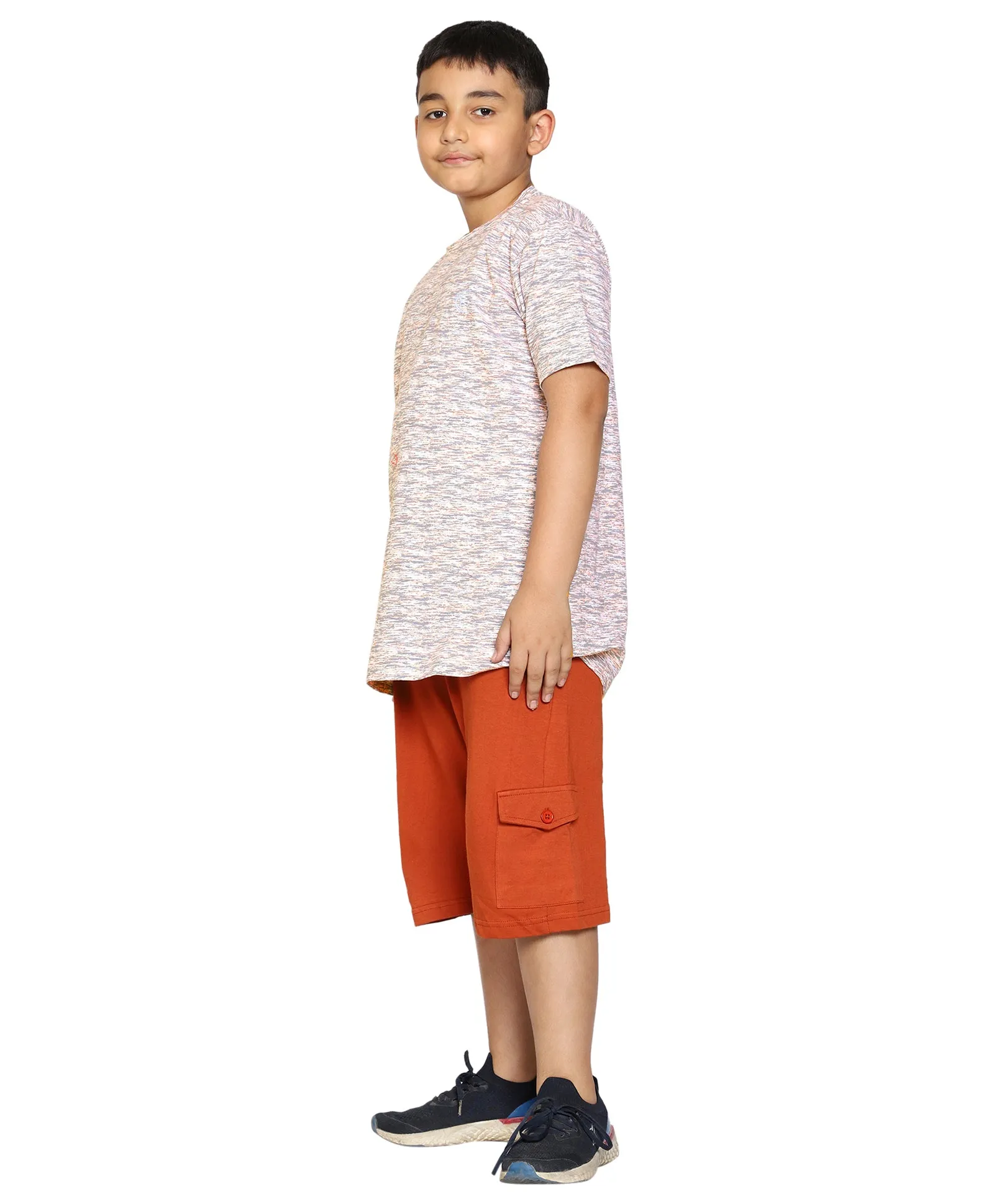 Boys Round Neck Half Sleeve Tee