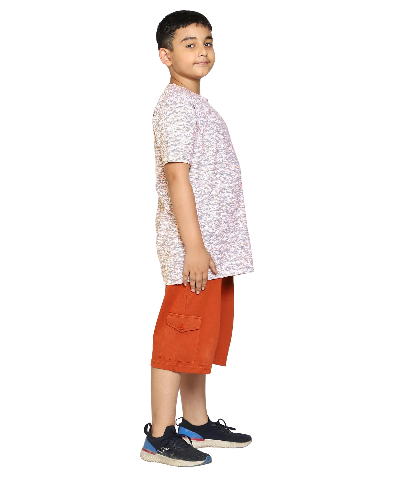 Boys Round Neck Half Sleeve Tee