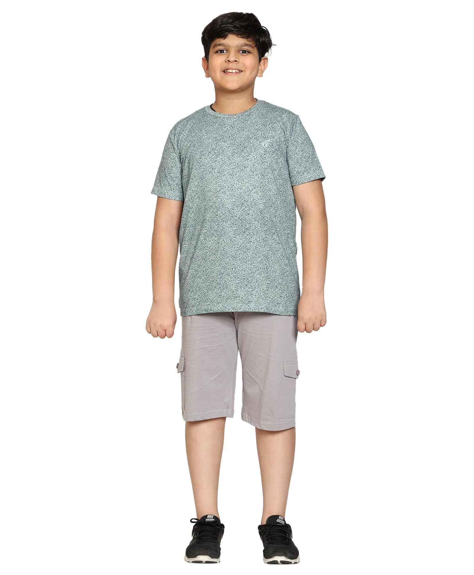 Boys Round Neck Half Sleeve Tee