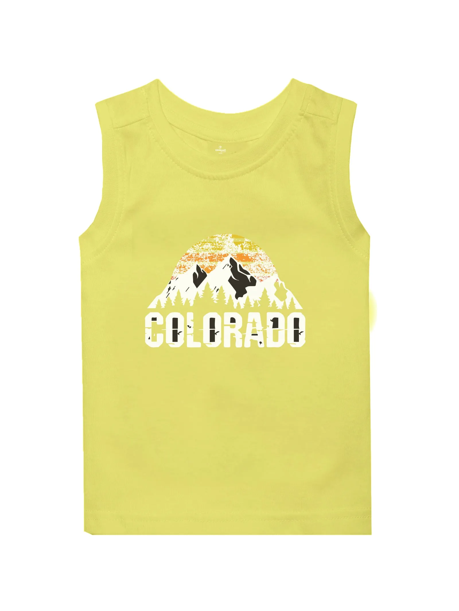 Boys Round Neck Sleeveless Tee Pack of 5