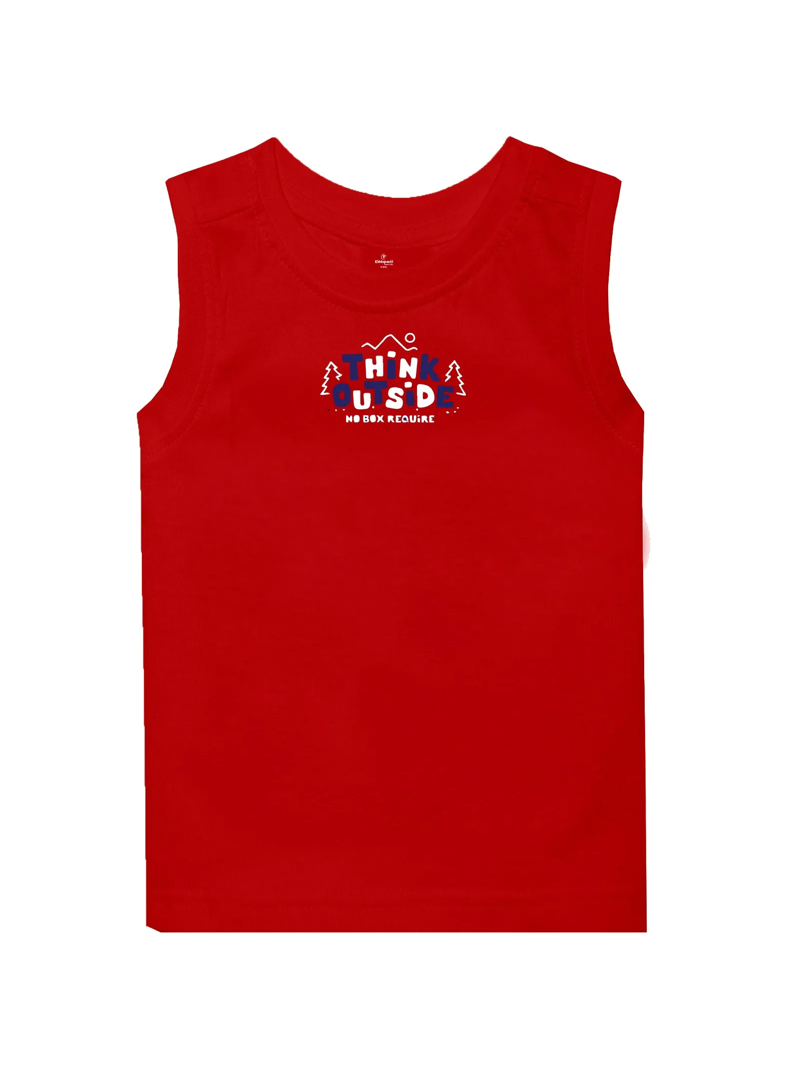 Boys Round Neck Sleeveless Tee Pack of 5