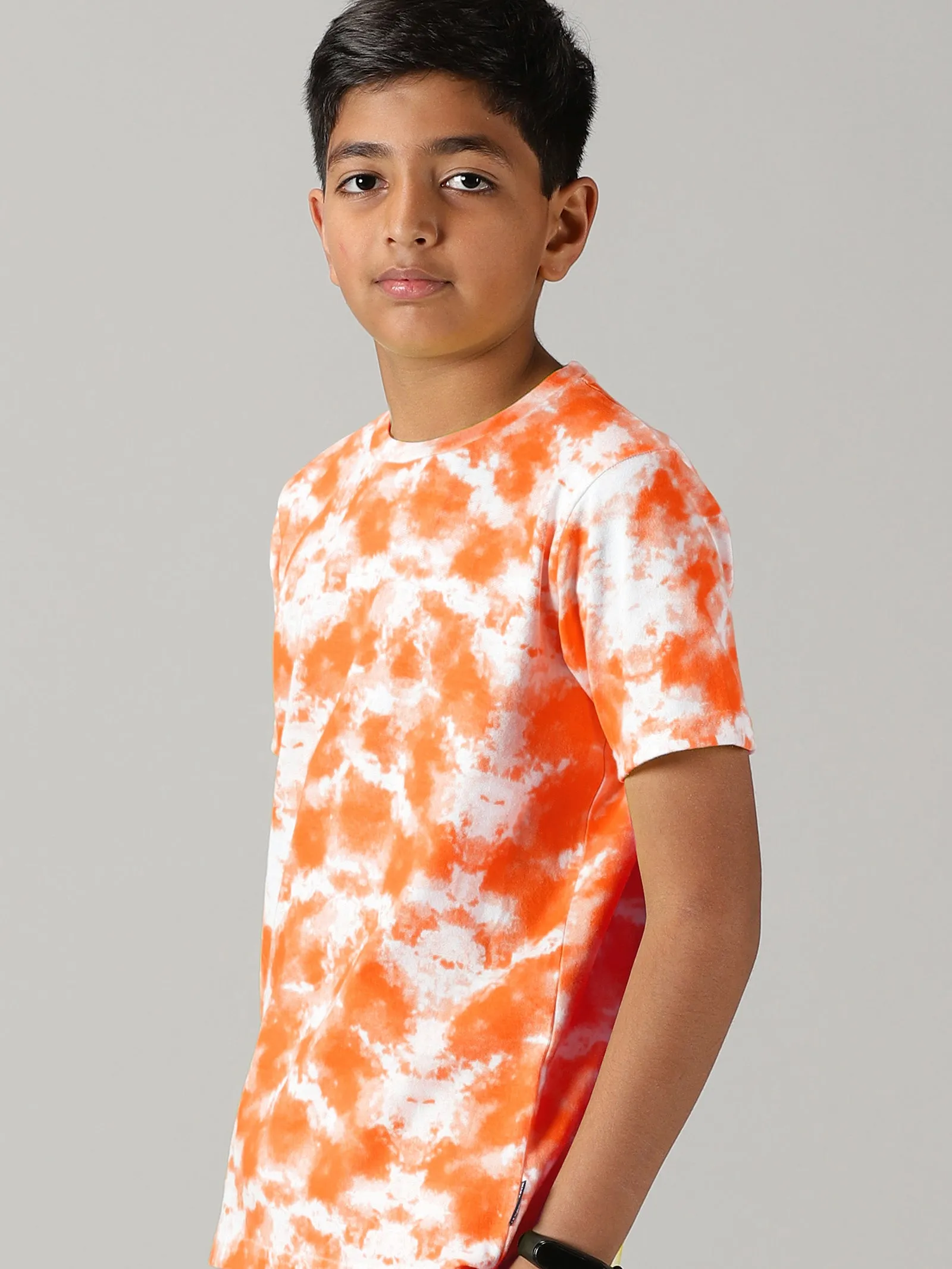 Boys Tie & Dye Printed Tee