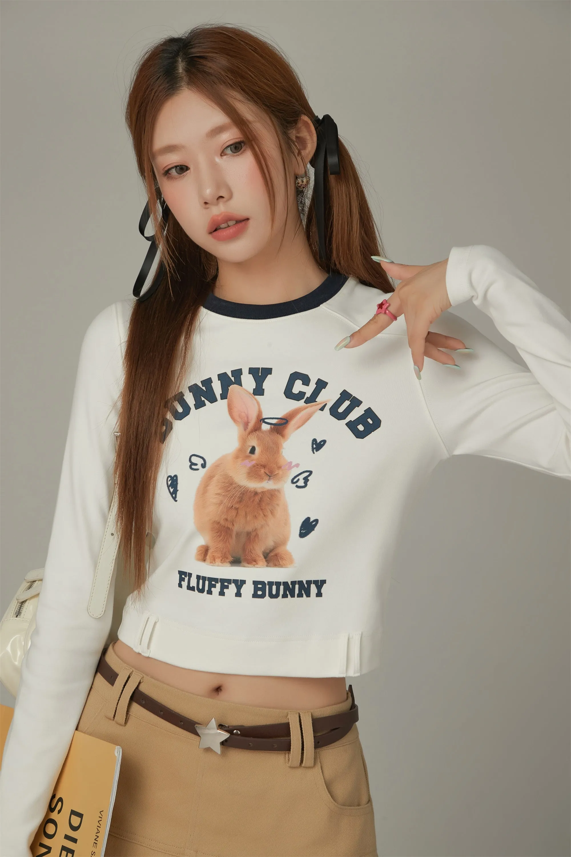 Bunny Club Crop T-Shirt