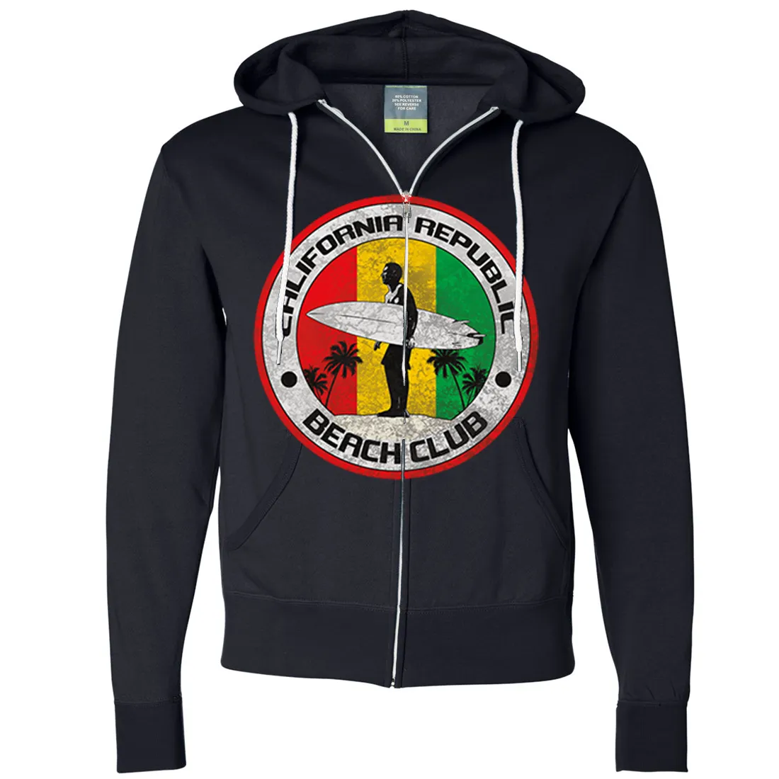 California Republic Beach Club Zip-Up Hoodie