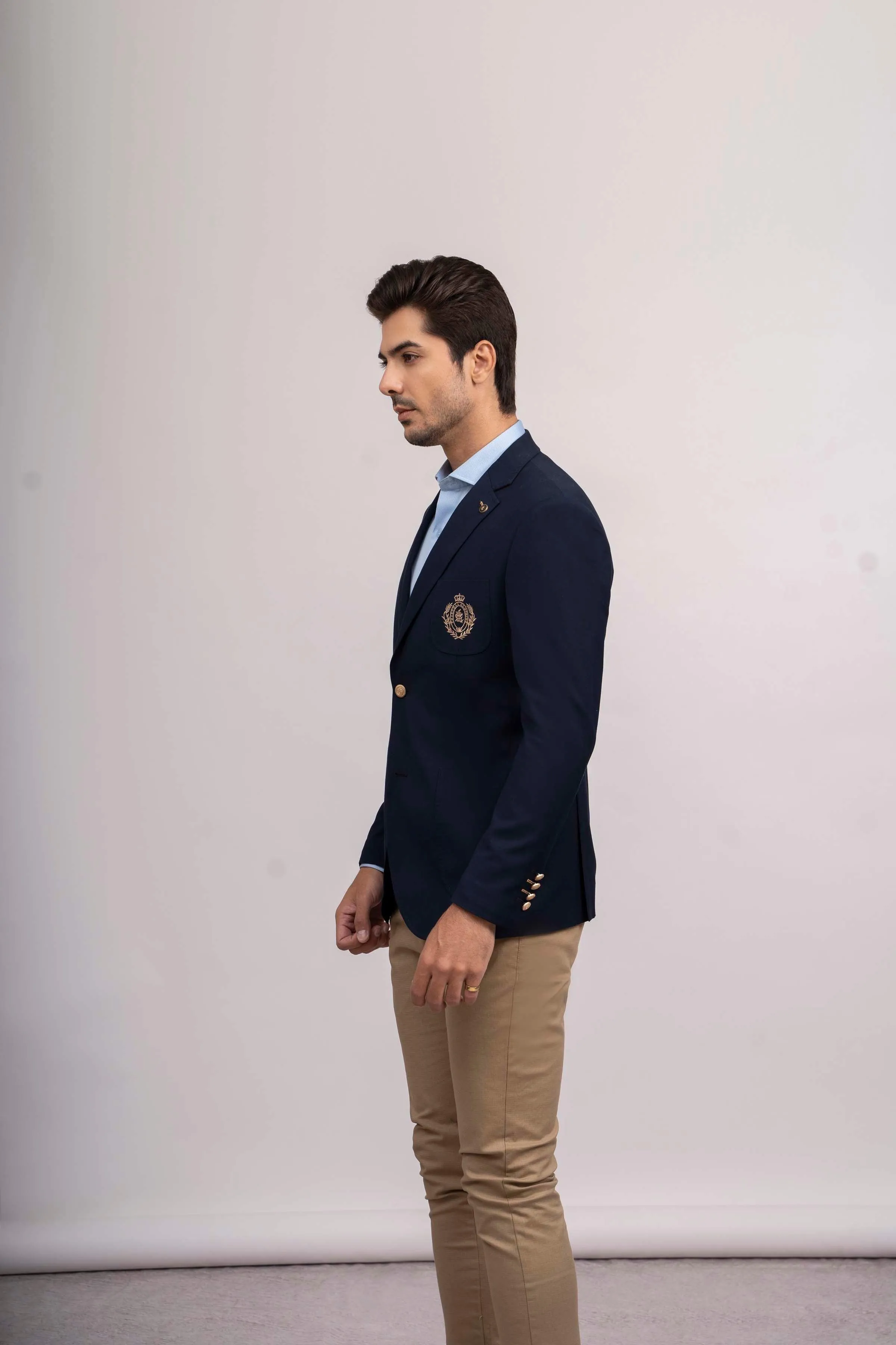 CASUAL COAT SLIM FIT NAVY