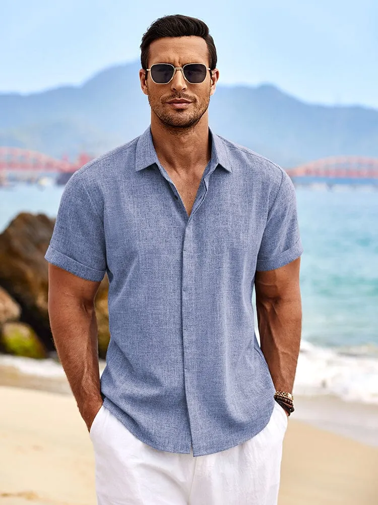 Casual Linen Skin-friendly Shirts (US Only)