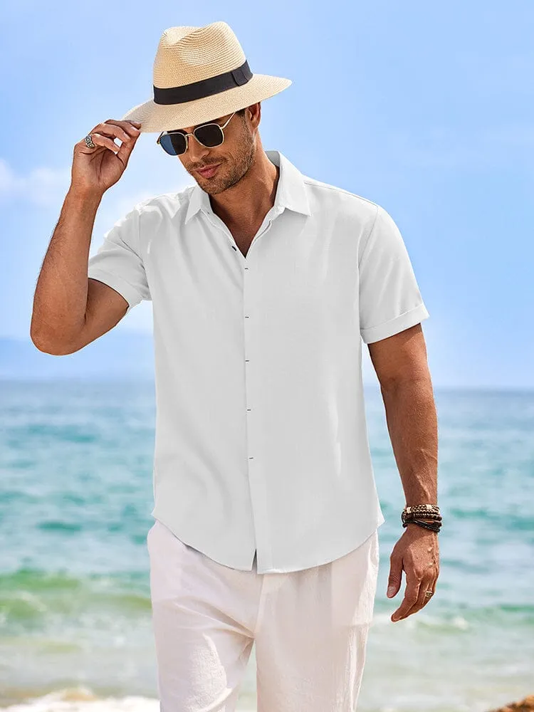 Casual Linen Skin-friendly Shirts (US Only)