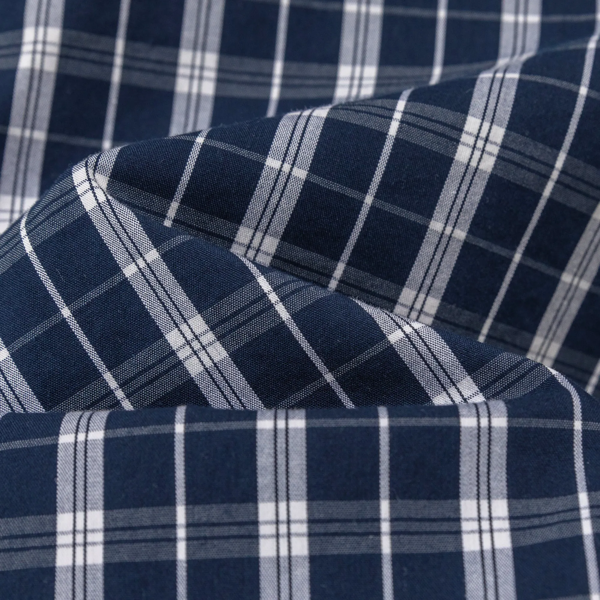 Checked Loose Fit Raw Hem Shirt