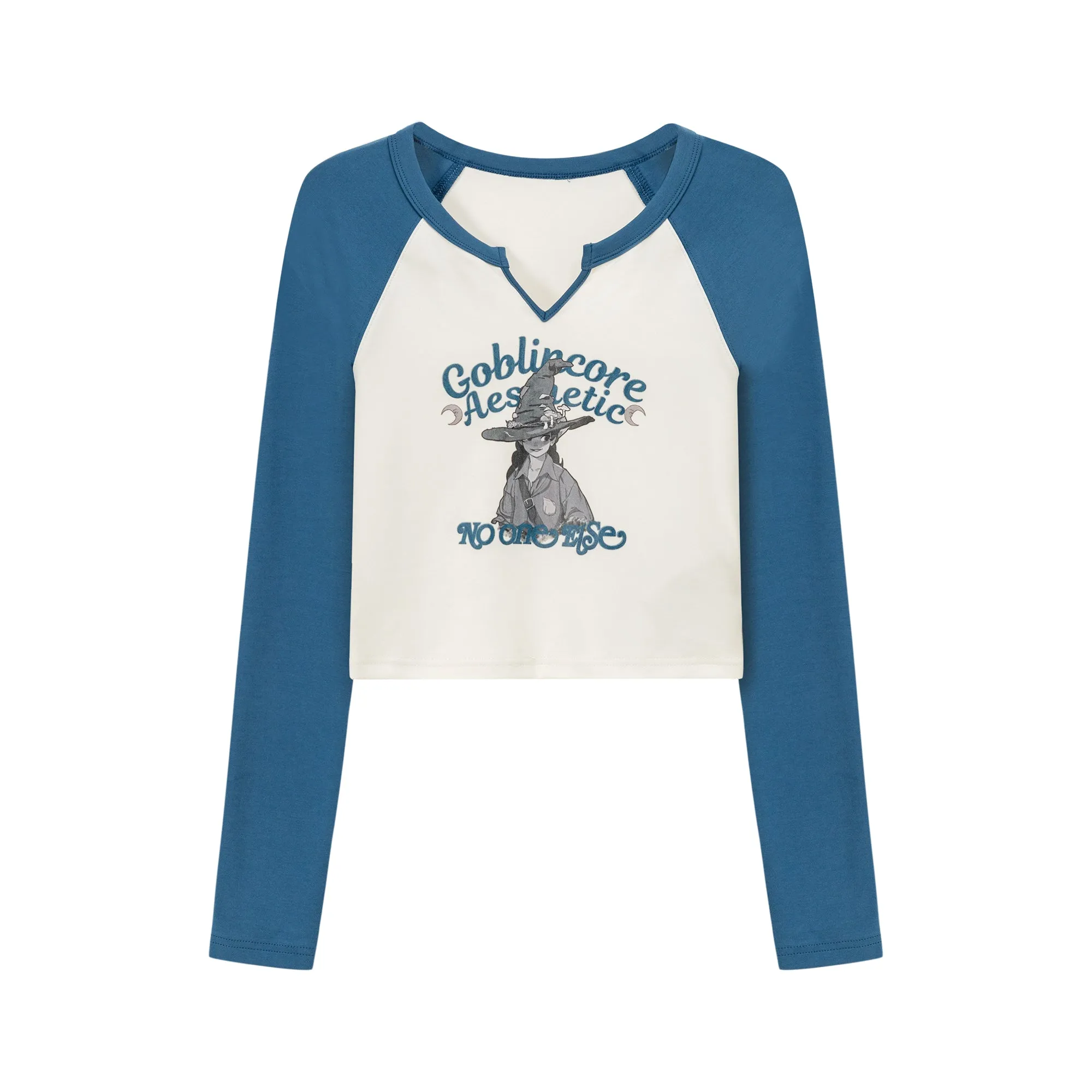 Color Combination Goblin Core Raglan T-Shirt