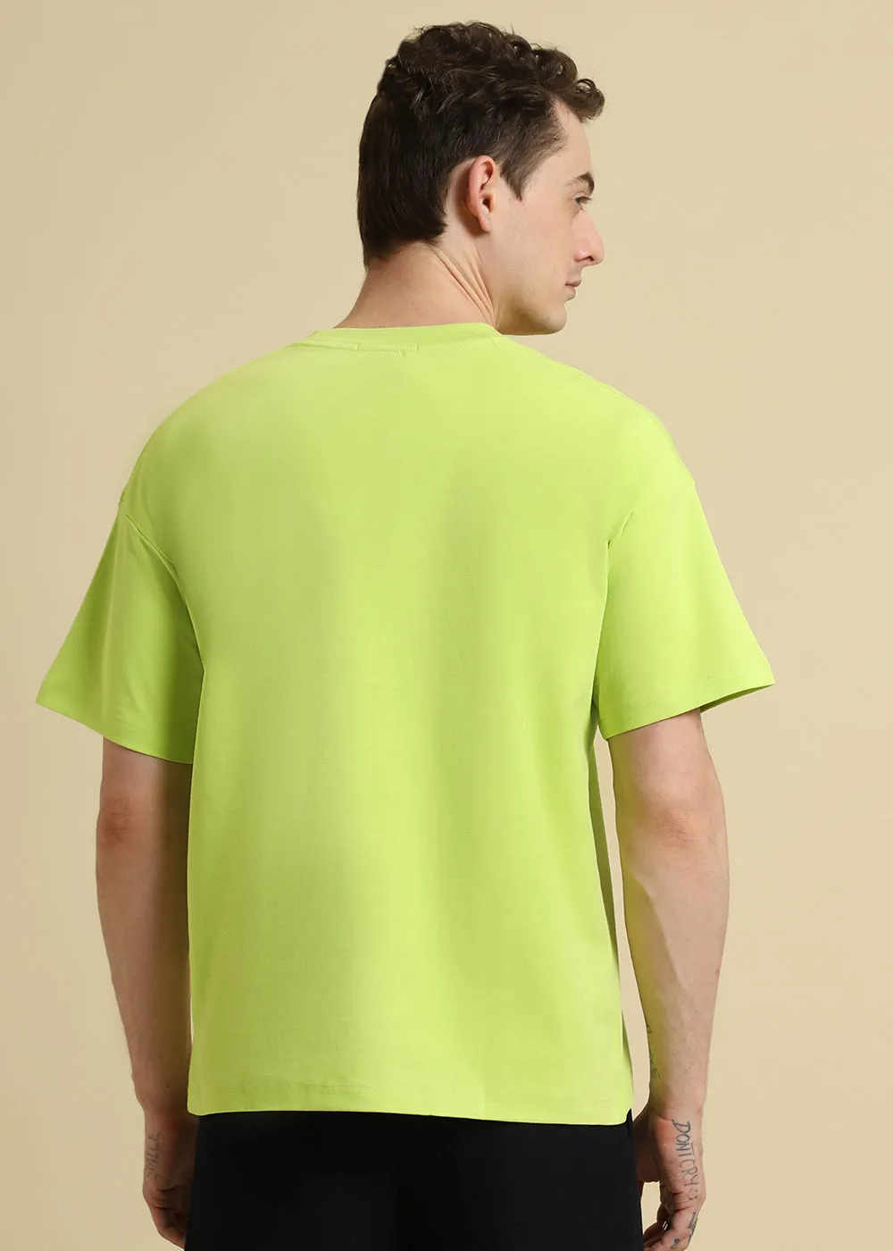 Emboss Luxe Neon Oversized T-shirt