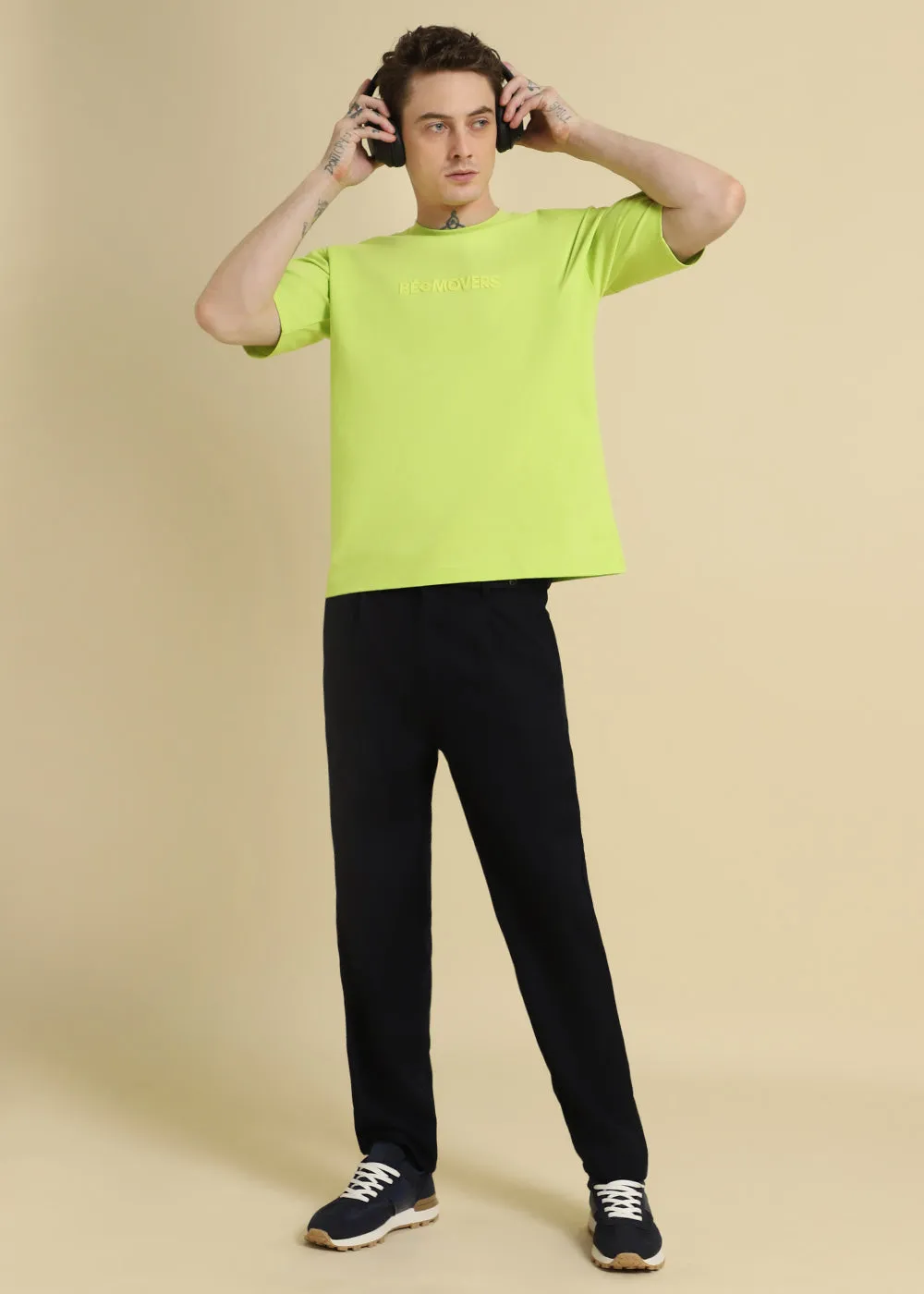 Emboss Luxe Neon Oversized T-shirt